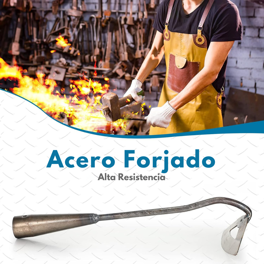 Azada Ergonómica Con Mango de Madera de Haya