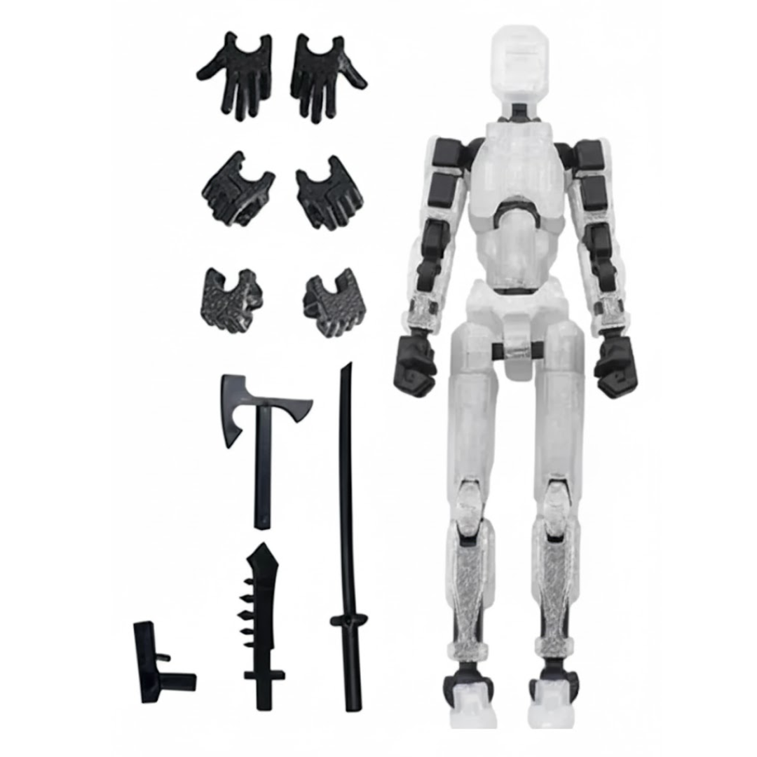 Figura Articulada Dummy 13 Impreso 3D + Armas