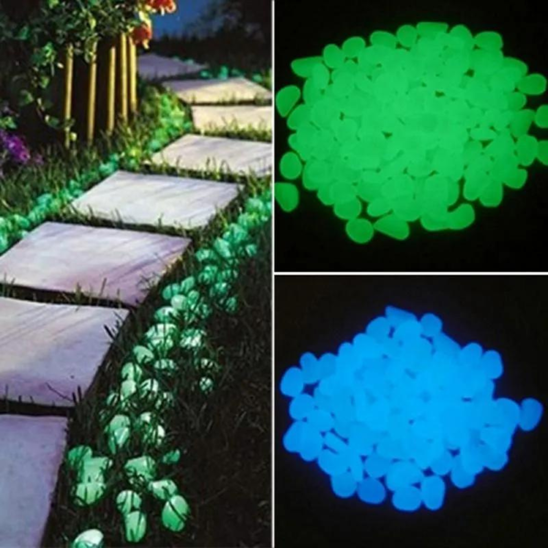 Piedras Fluorescentes para Jardín (200g)