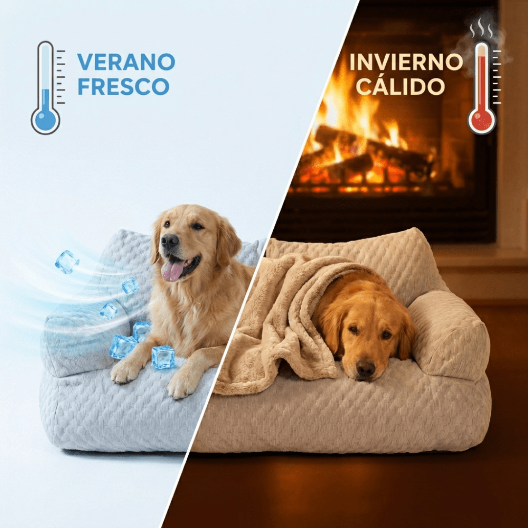 Cama Fresca Para Mascotas Perro Gato Lavable Con Funda Removible - Muy Moderna Uruguay