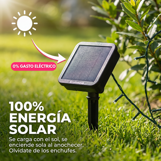 Guirnalda Solar Led Fairy 12m - Ecoinnova