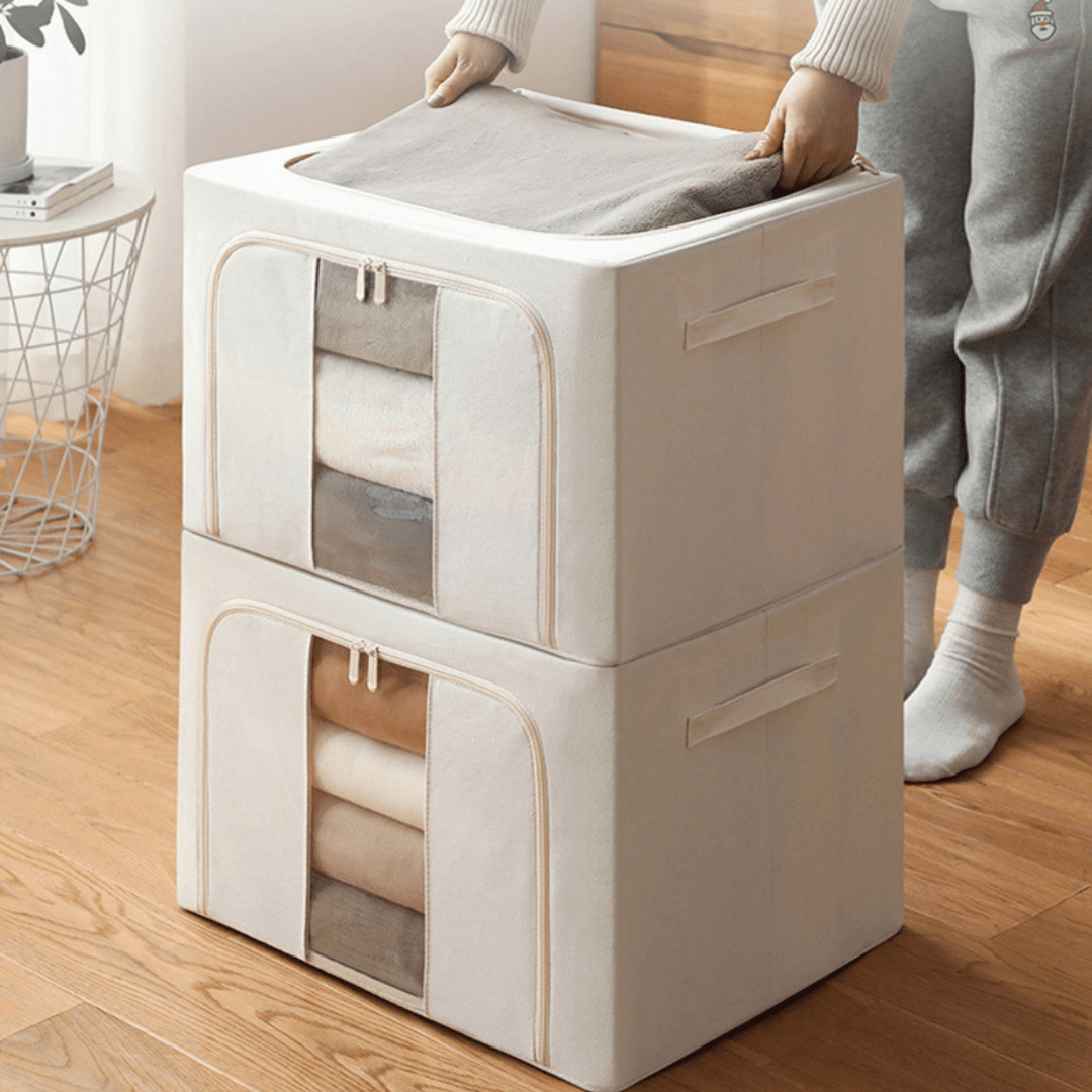Caja Estructural de Tela Organizadora de Ropa - Muy Moderna Uruguay