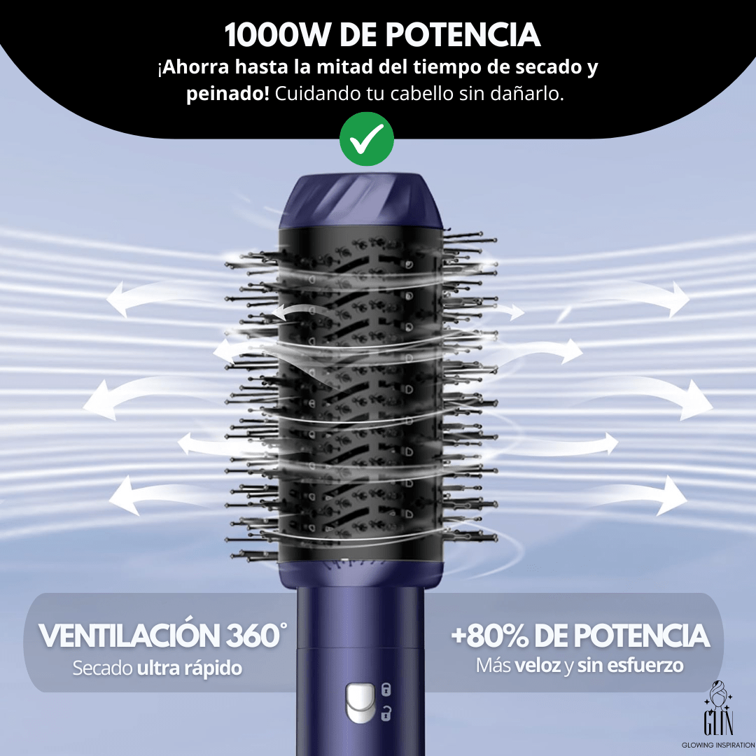 Cepillo Alisador 5 en 1 GLIN™ Airstyler - Muy Moderna Uruguay