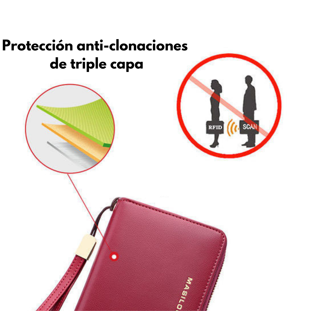 Monedero en Acordeón ideal para Tarjetas