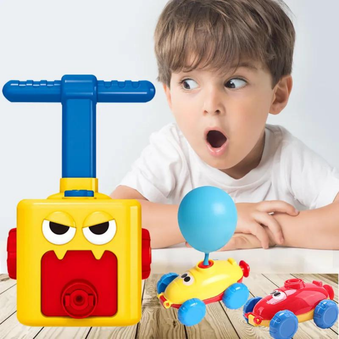 Cubo Lanzador De Autos Con Globos Juguete Educativo
