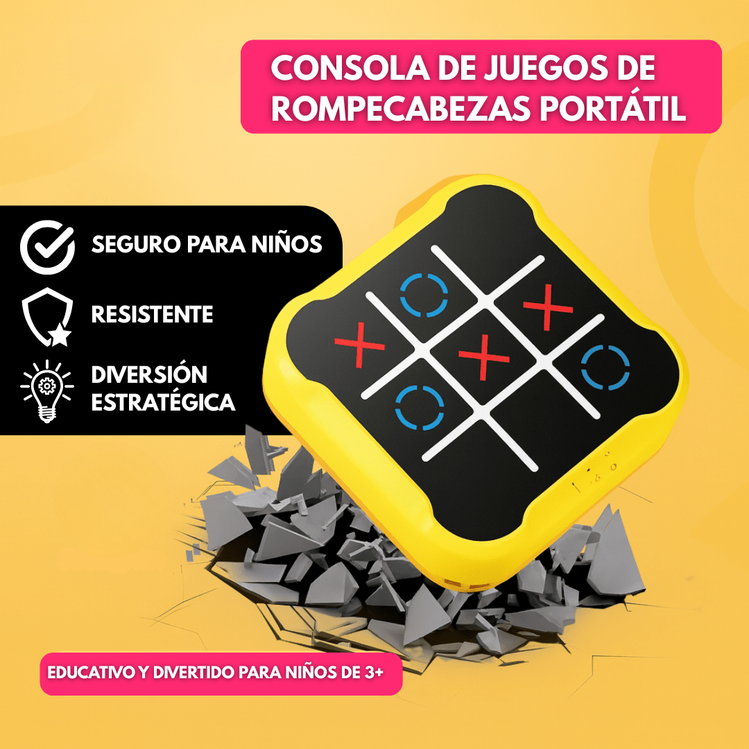 Juego De Mesa Ta Te Ti Electrónico Portátil Diversión Familiar - Muy Moderna Uruguay
