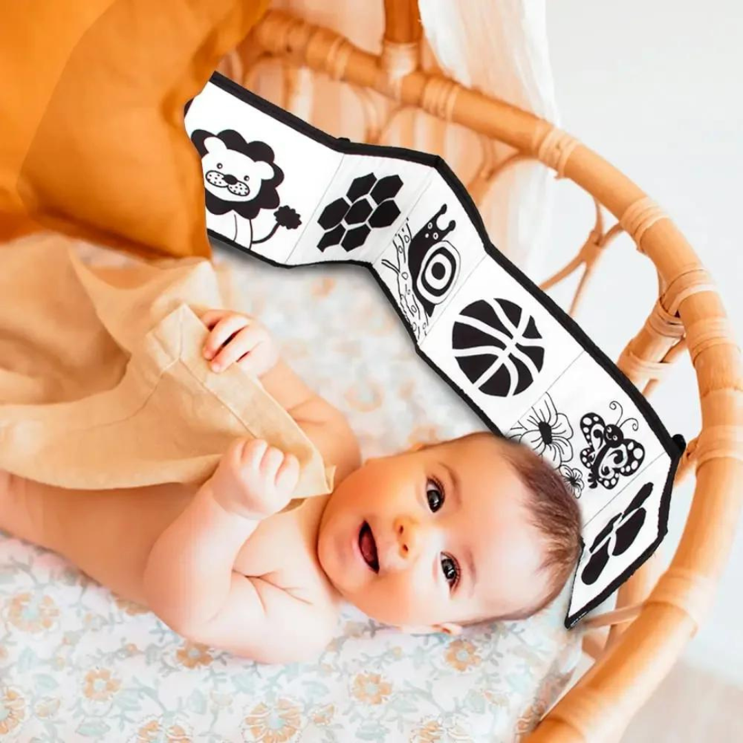 Libro Sensorial de tela Montessori