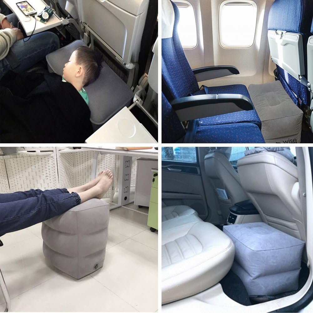 Almohadon Reposapiés Inflable para Viajes - Muy Moderna Uruguay