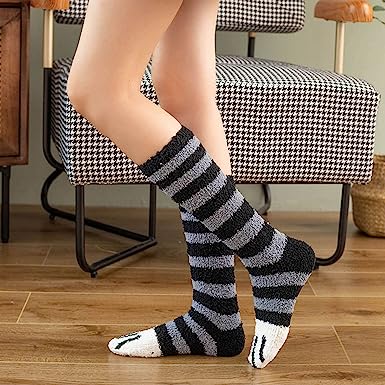 5 Pares de Medias de Invierno estilo Patitas de Gato - Muy Moderna Uruguay