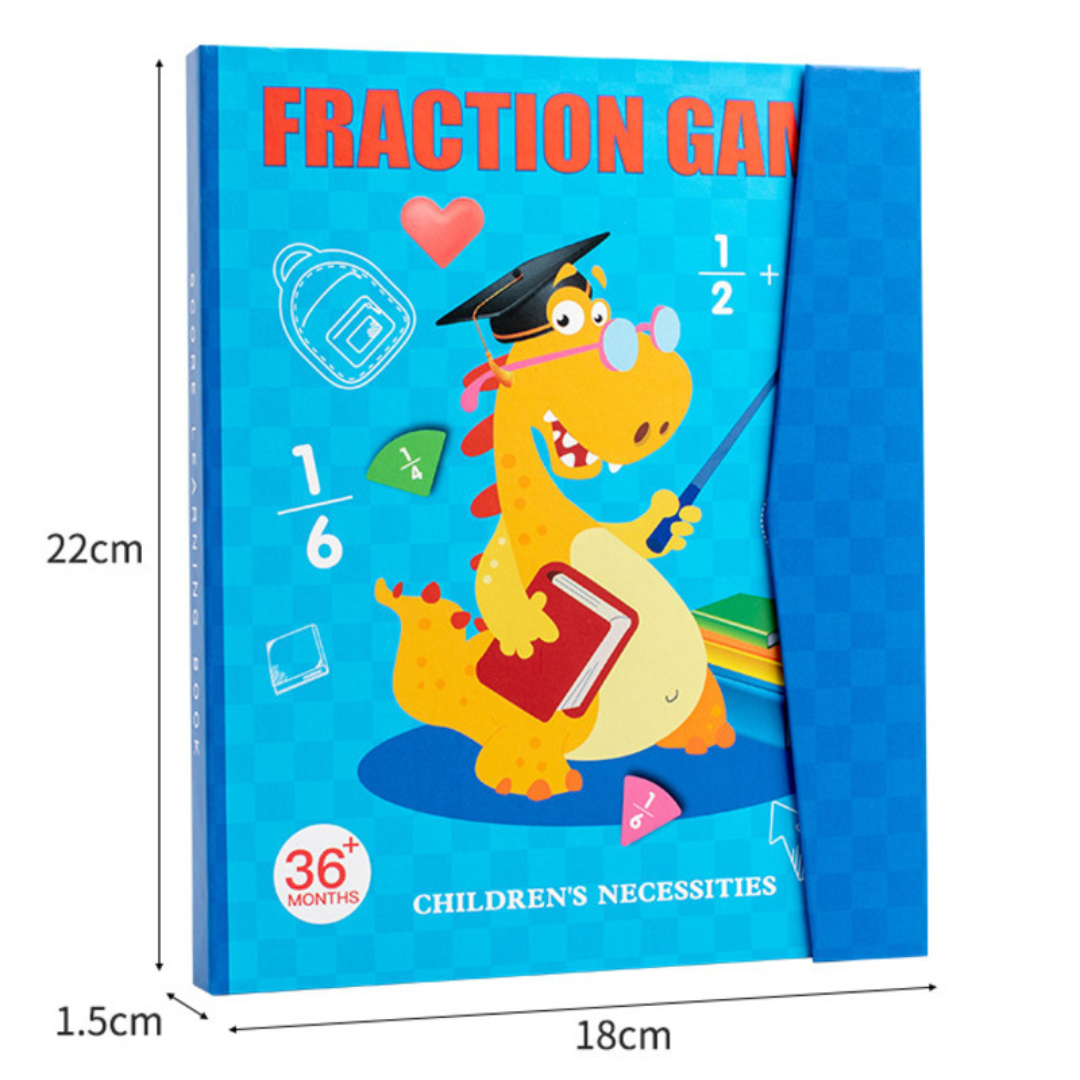 Libro Magnético De Aprendizaje De Fracciones Matemáticas