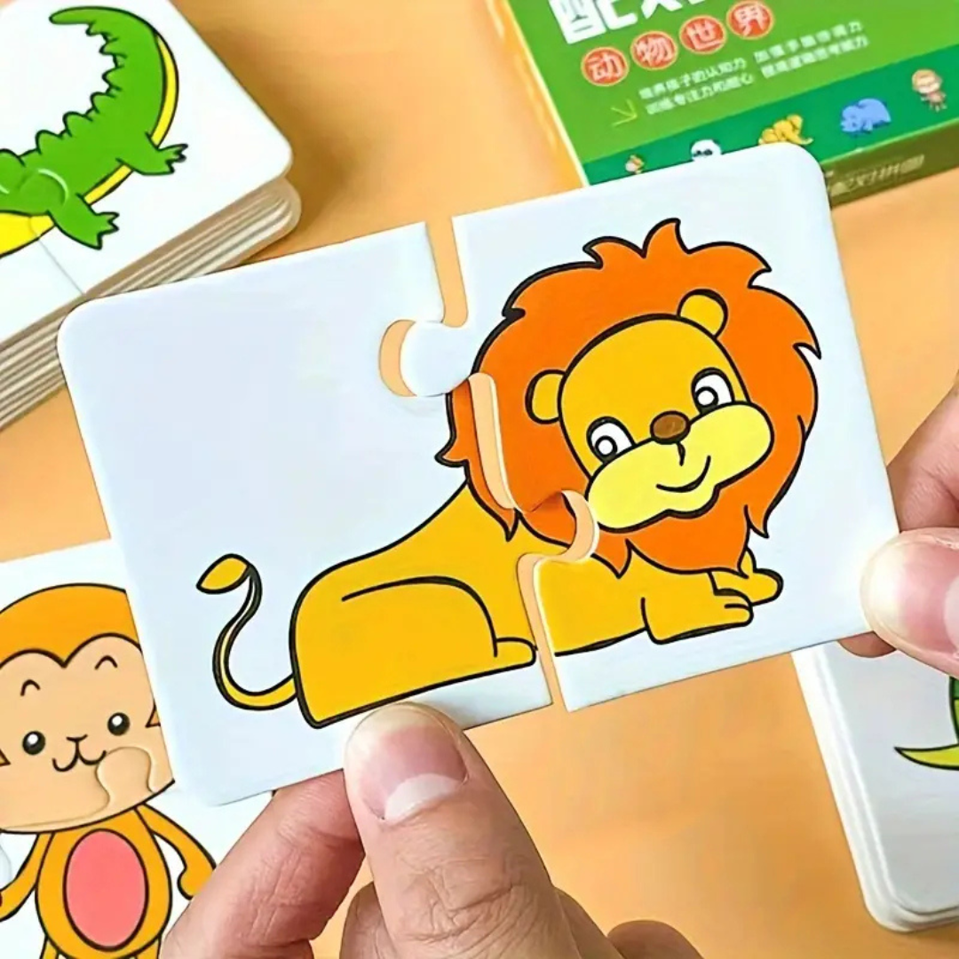 Set De 32 Puzzles Infantiles De 2 Piezas
