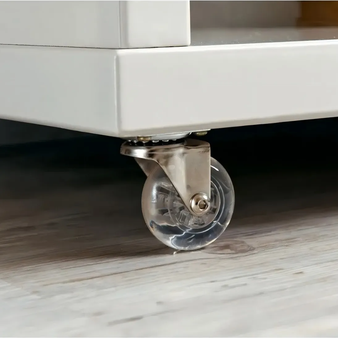 Kit De 4 Ruedas De Silicona Para Muebles Con Freno