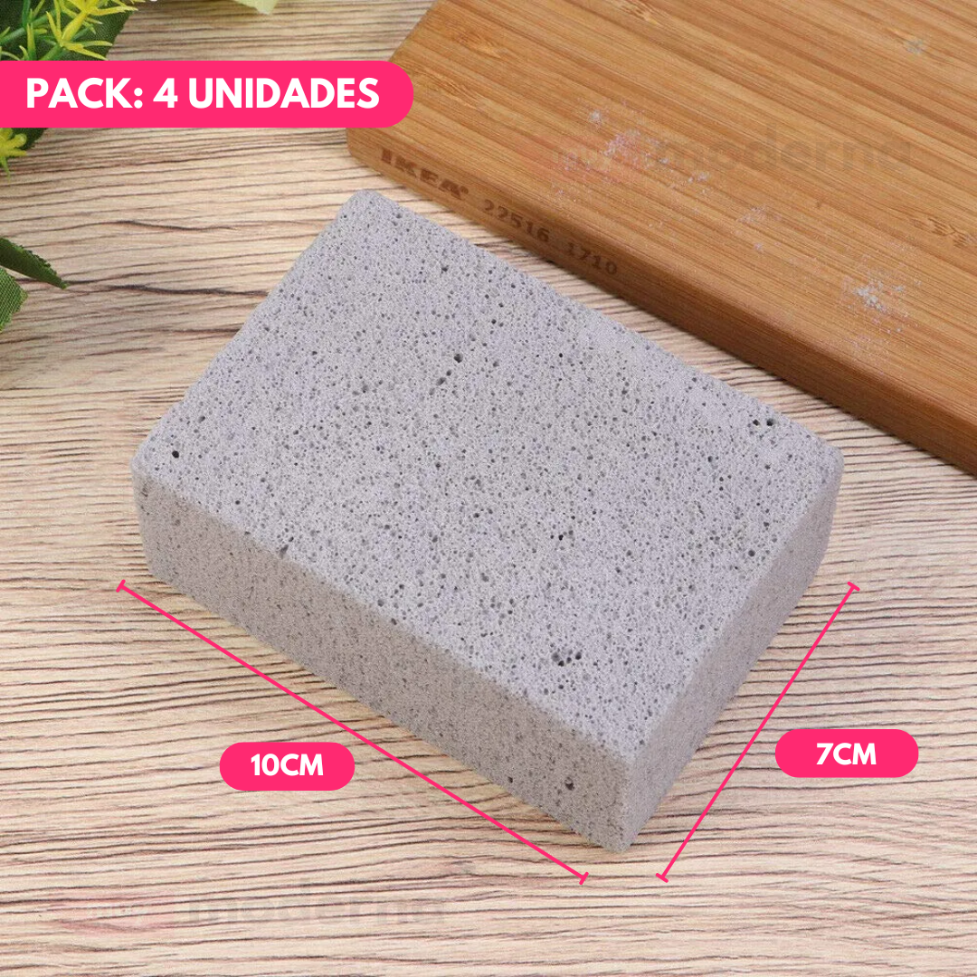 Set 4 Ladrillos Limpiadores de Parrilla