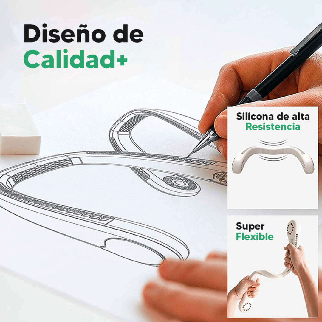Ventilador Portátil sin Aspas para Cuello - Muy Moderna Uruguay