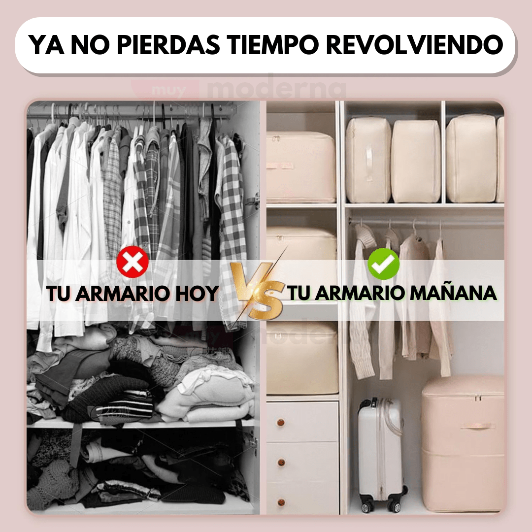 Organizador de Ropa con Compresión | muymo hogar - Muy Moderna Uruguay
