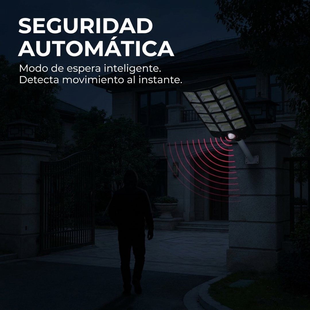 Foco Solar Led 1000w Exterior Alumbrado C/Remoto - Ecoinnova