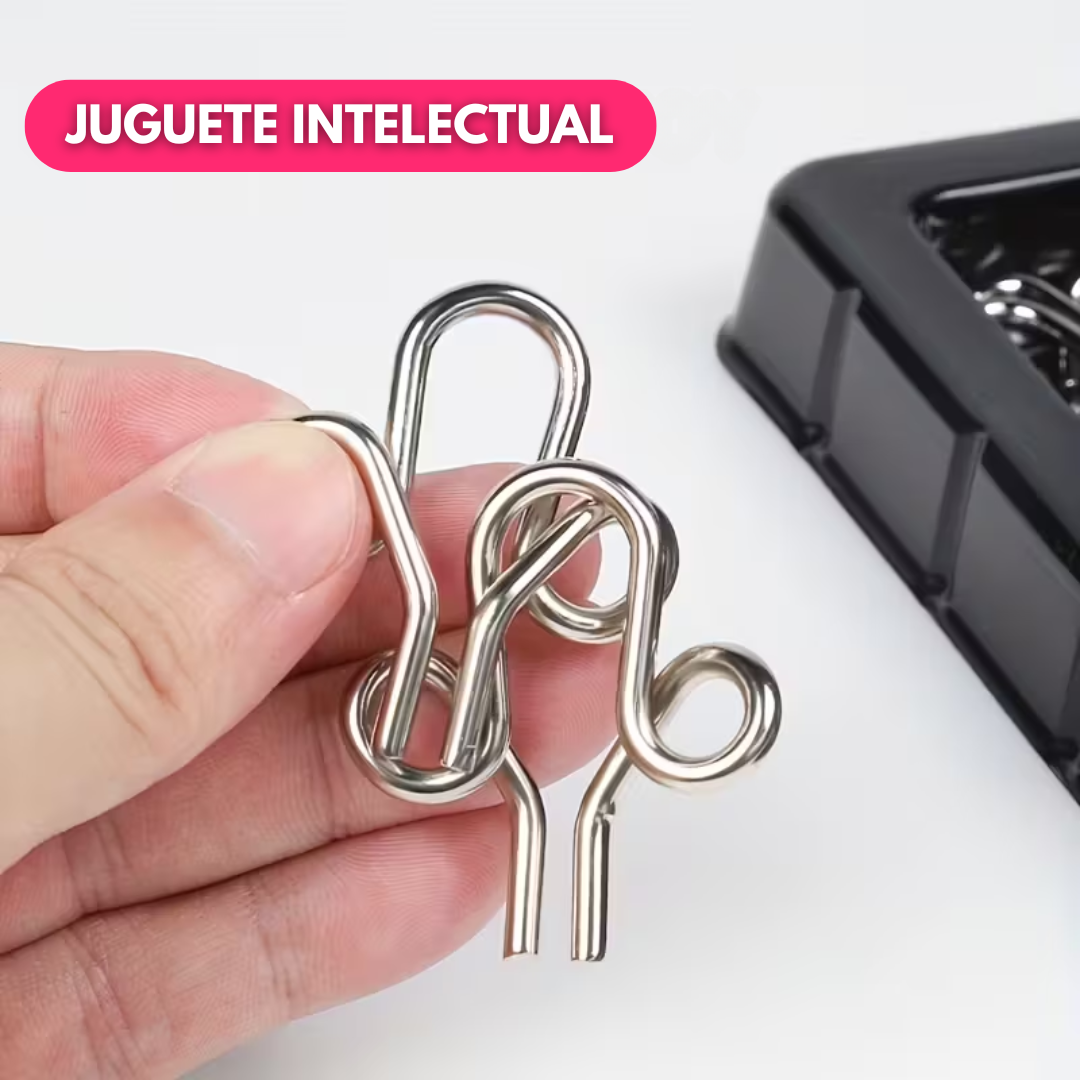 Set x36 Puzzle de Metal Ingenio IQ Para Niños Y Adultos