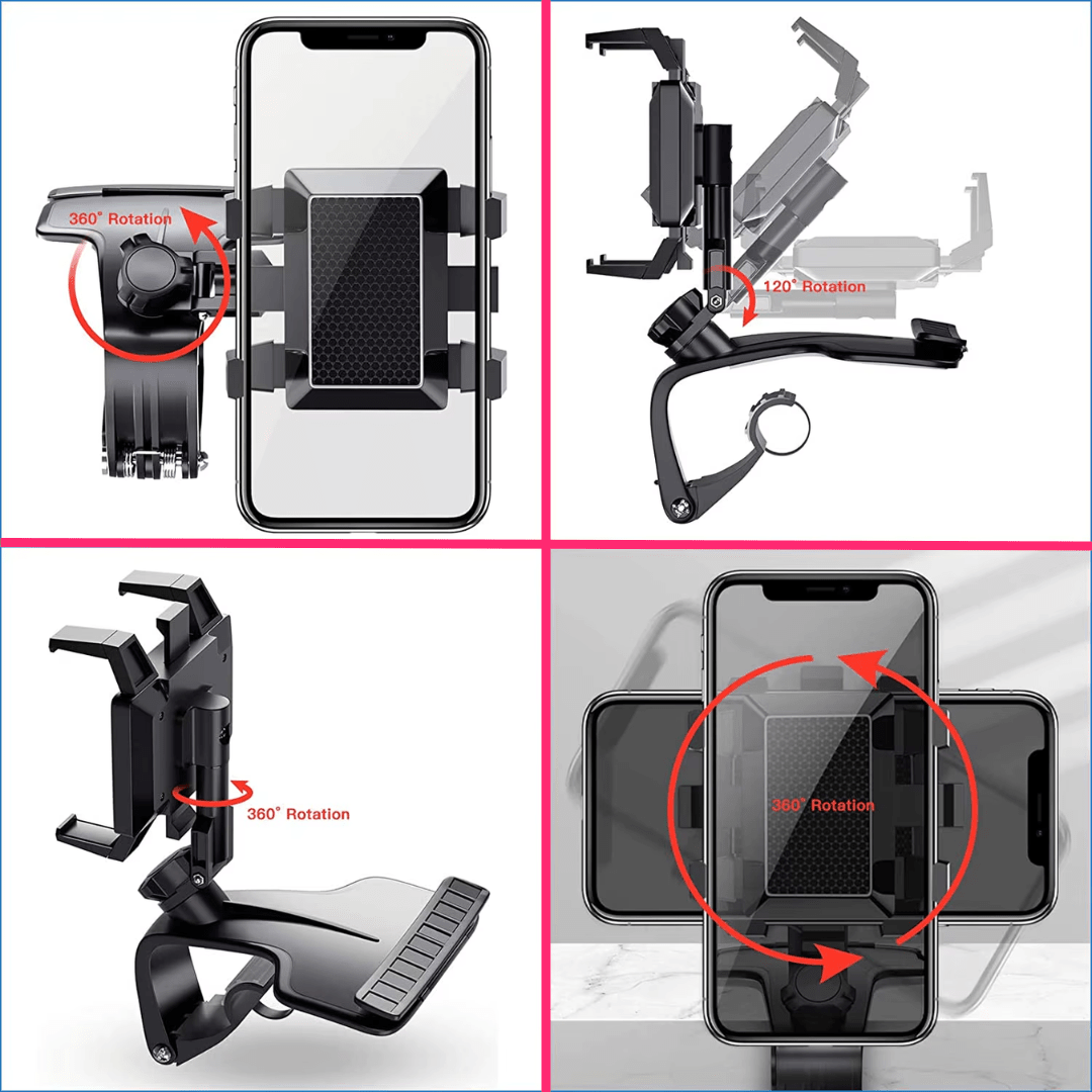 Soporte de Celular con Clip para Tablero de Auto - Muy Moderna Uruguay