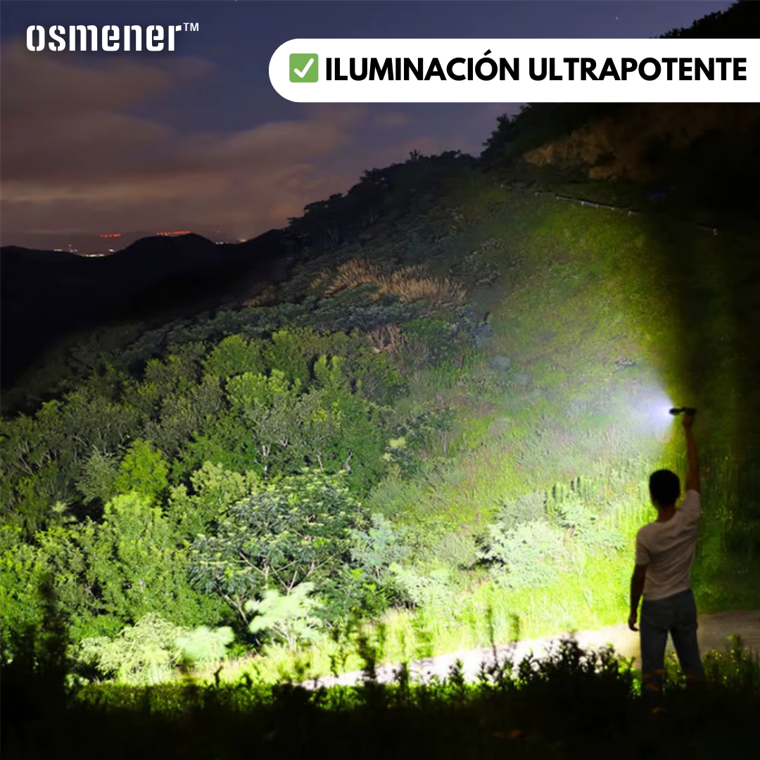 Linterna LED Osmener™ Ultra-Potente con Zoom Táctico