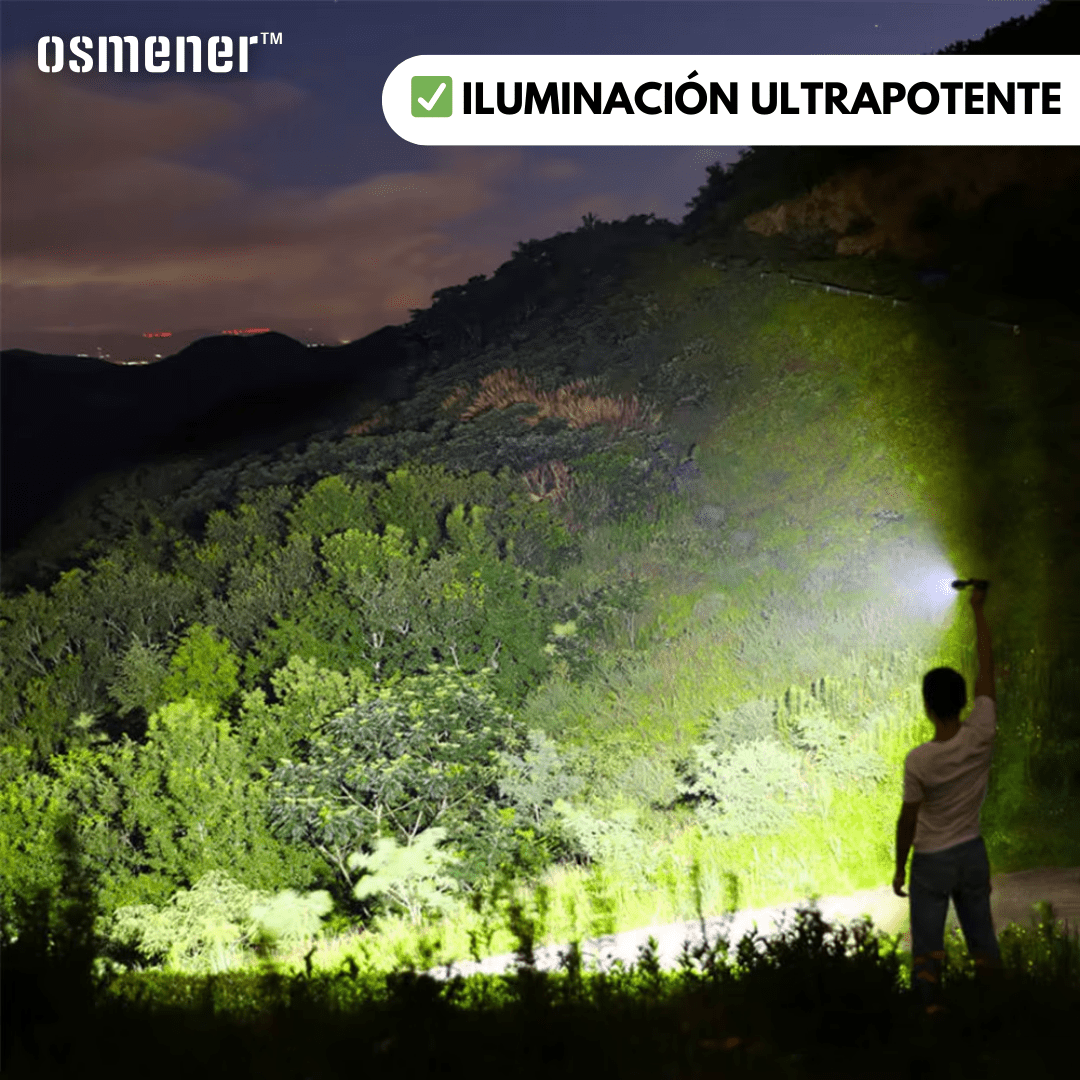 Linterna LED Osmener™ Ultra - Potente con Zoom Táctico - Muy Moderna Uruguay