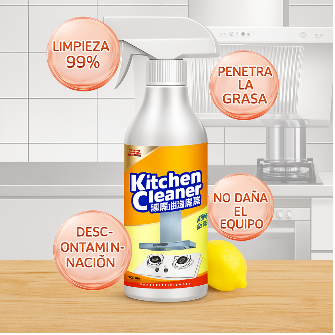 Desengrasante Potente en Spray – Quita Grasa Difícil