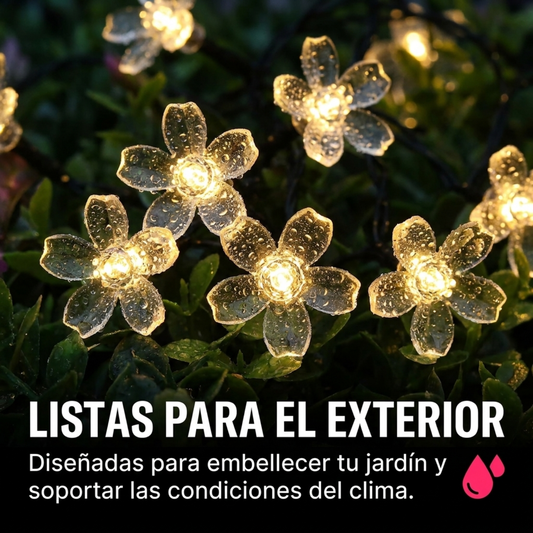 Guia de Flores Solares de Exterior 12m - ecoinnova