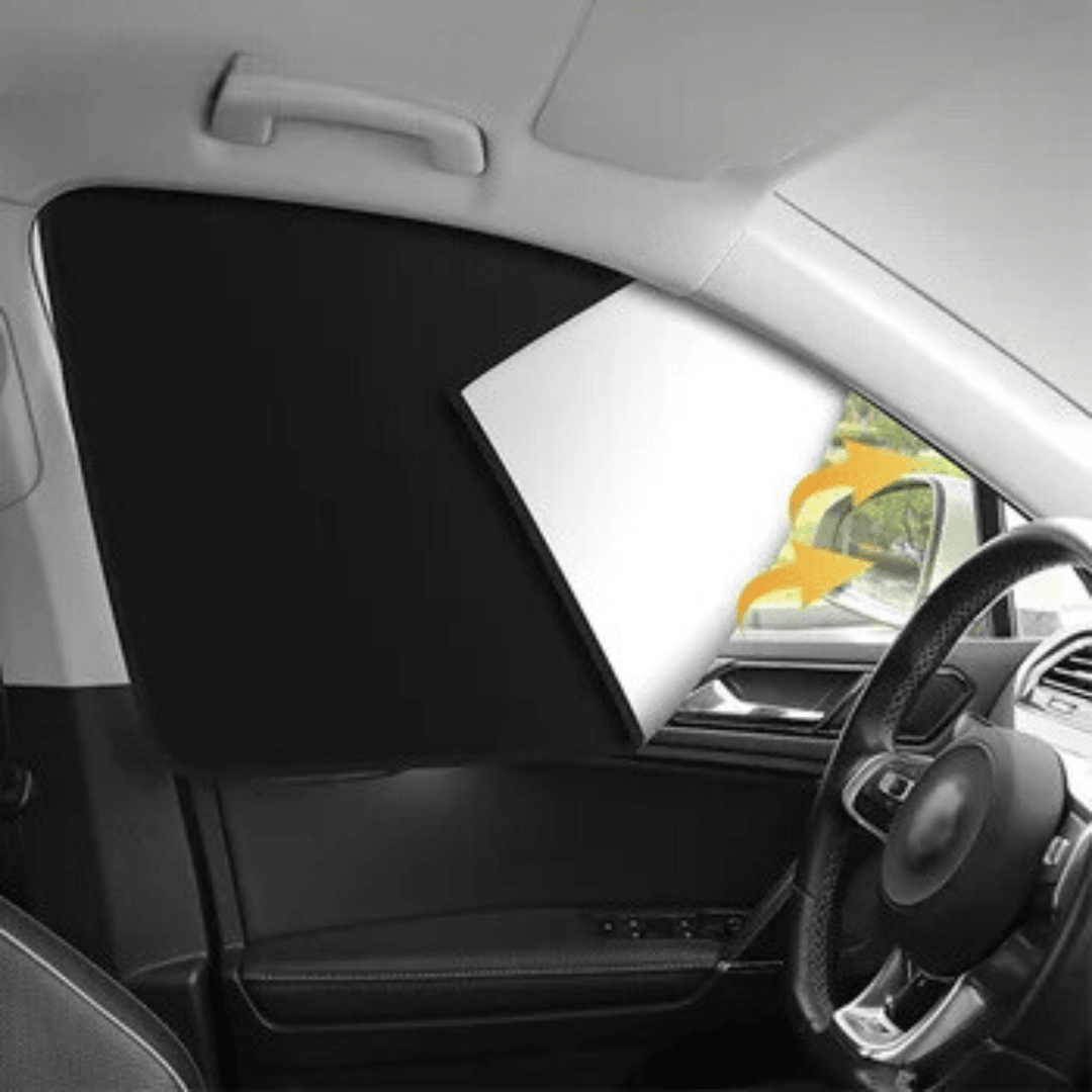 Set De 4 Cortinas Magnéticas Parasol Para Auto - Muy Moderna Uruguay