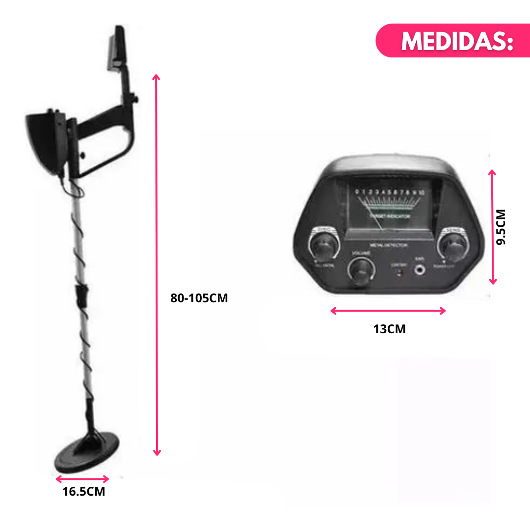 Detector De Metales de Alta Sensibilidad para Oro y Joyas