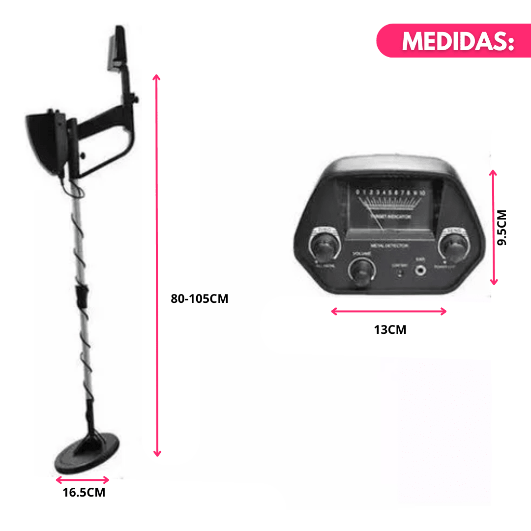 Detector De Metales de Alta Sensibilidad para Oro y Joyas - Muy Moderna Uruguay