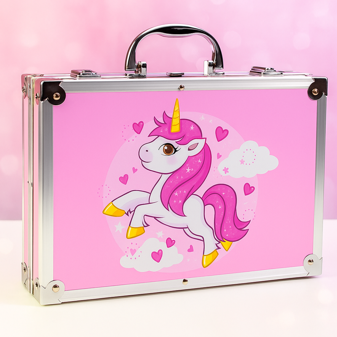 Set De Arte Infantil Valija De 145 Piezas Maletin Metalico