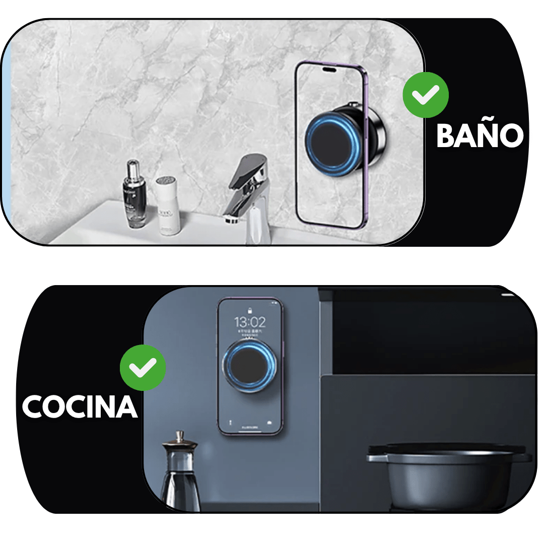 Soporte De Celular Con Ventosa Automática - Muy Moderna Uruguay