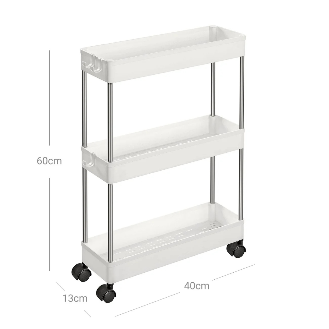 Carrito Organizador Móvil de 3 Niveles