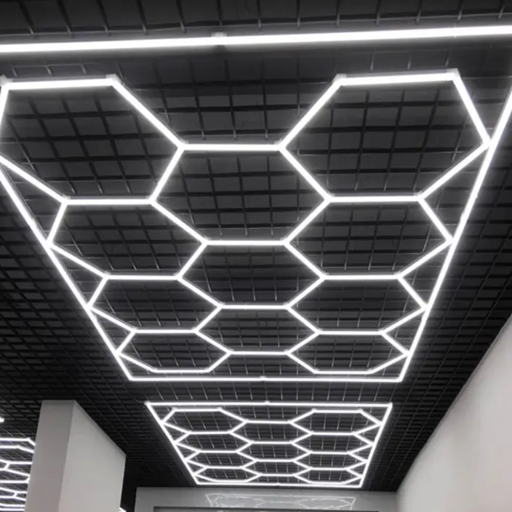 Panel Luz LED Hexagonal Detailing