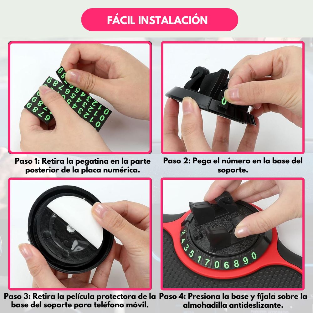 Soporte Celular con Alfombrilla para Auto