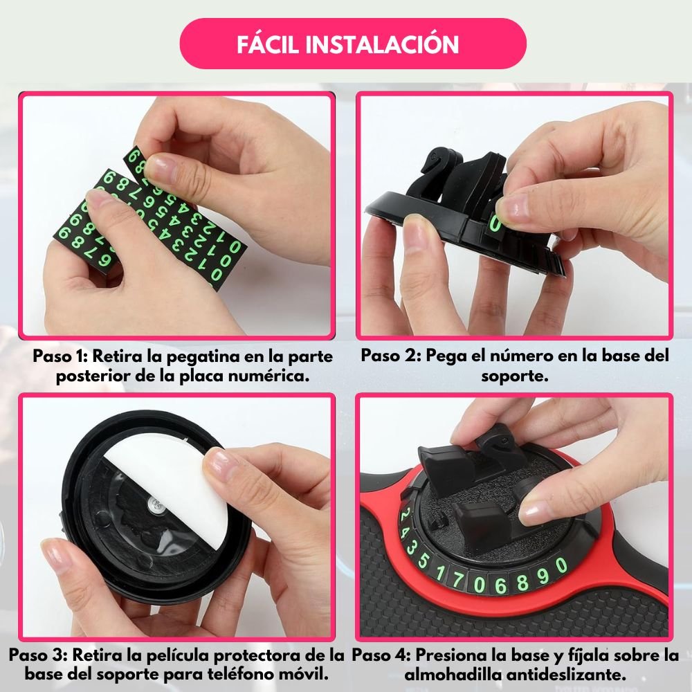 Soporte Celular Antideslizante para Auto - Muy Moderna Uruguay
