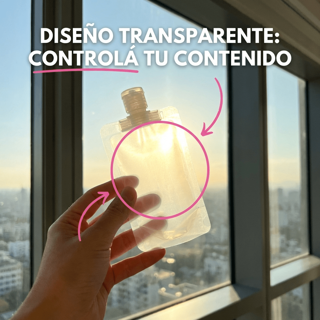 Pack x5 Botellitas de Viaje Reutilizables - Muy Moderna Uruguay