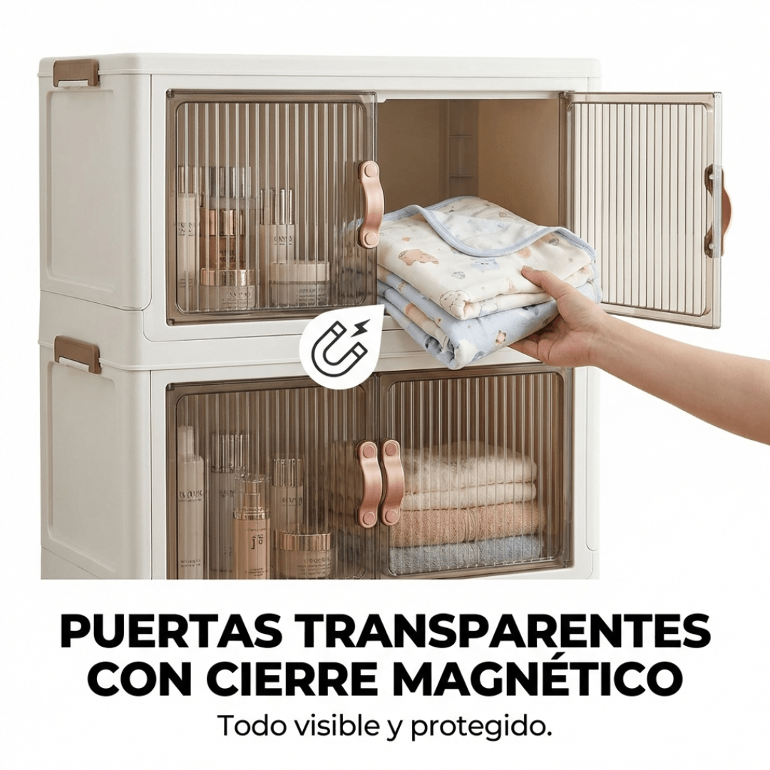 Set De 4 Cajas Organizadoras Apilables - Muymo Hogar - Muy Moderna Uruguay
