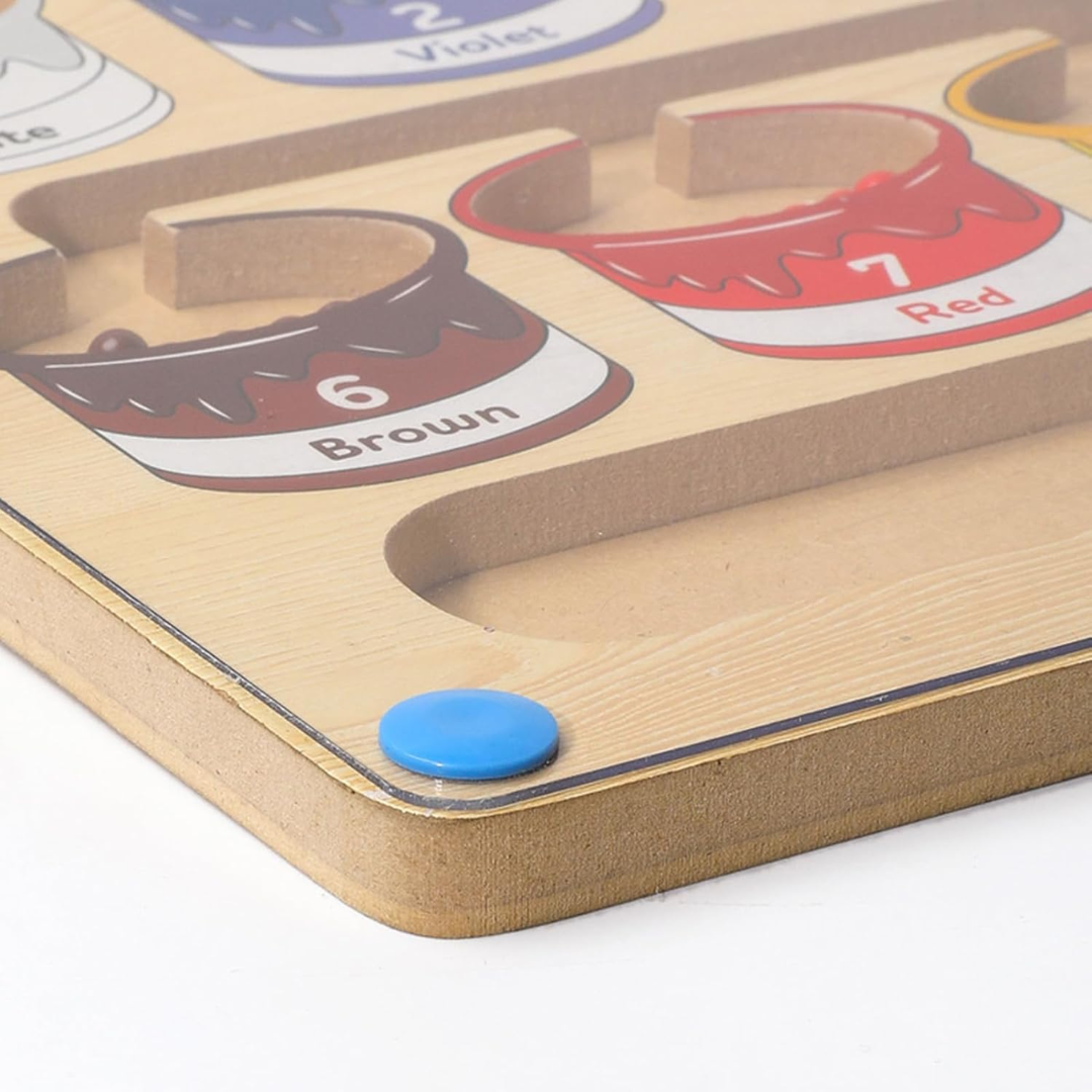 Laberinto Magnético De Madera Didáctico Montessori