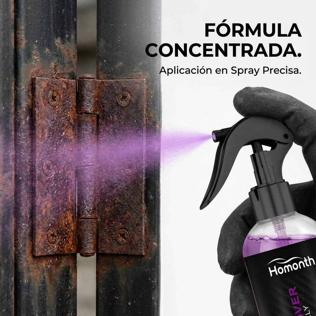 Spray Quitaóxido 100ml Kit Paño Esponja Ácido Cítrico Metal