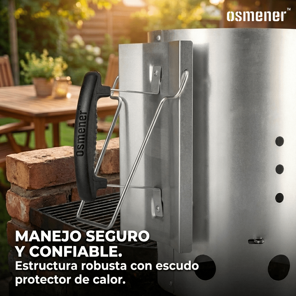 Encendedor De Carbón Grande Para Parrilla Osmener - Muy Moderna Uruguay