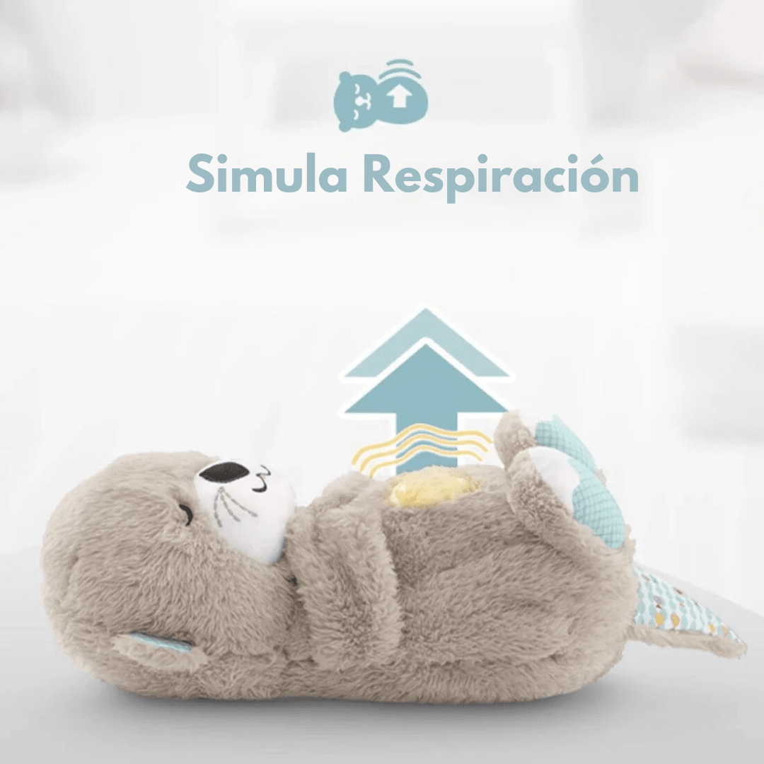 Nutria De Peluche Calmante Con Respiración Para Dormir - Muy Moderna Uruguay