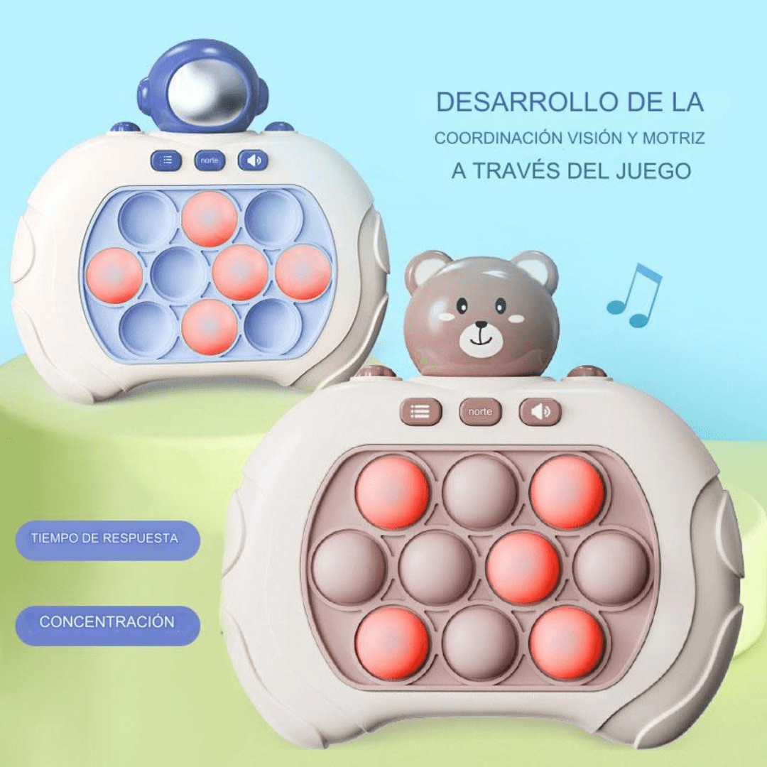 Juguete Pop It Electrónico Anti Estrés con 4 Modos de Juego - Muy Moderna Uruguay