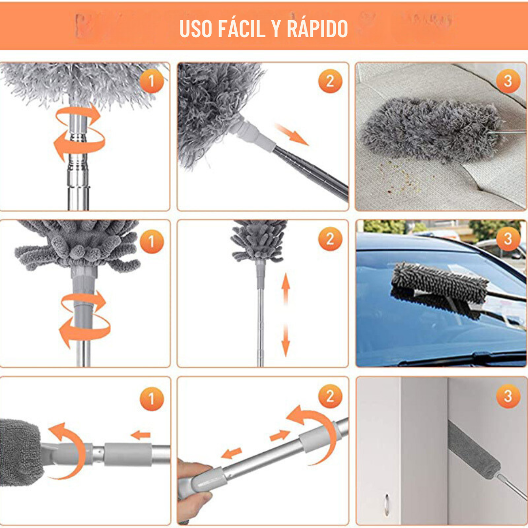 Set De Plumero Extensible hasta 280cm!