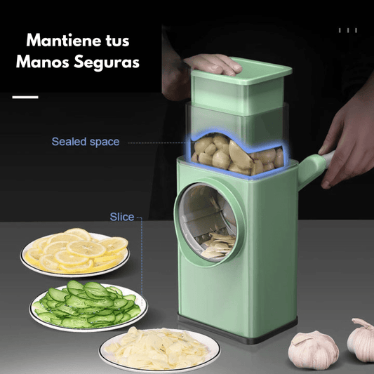 Cortador de Verduras de Giro Fácil Rallador Rebanador - Muy Moderna Uruguay