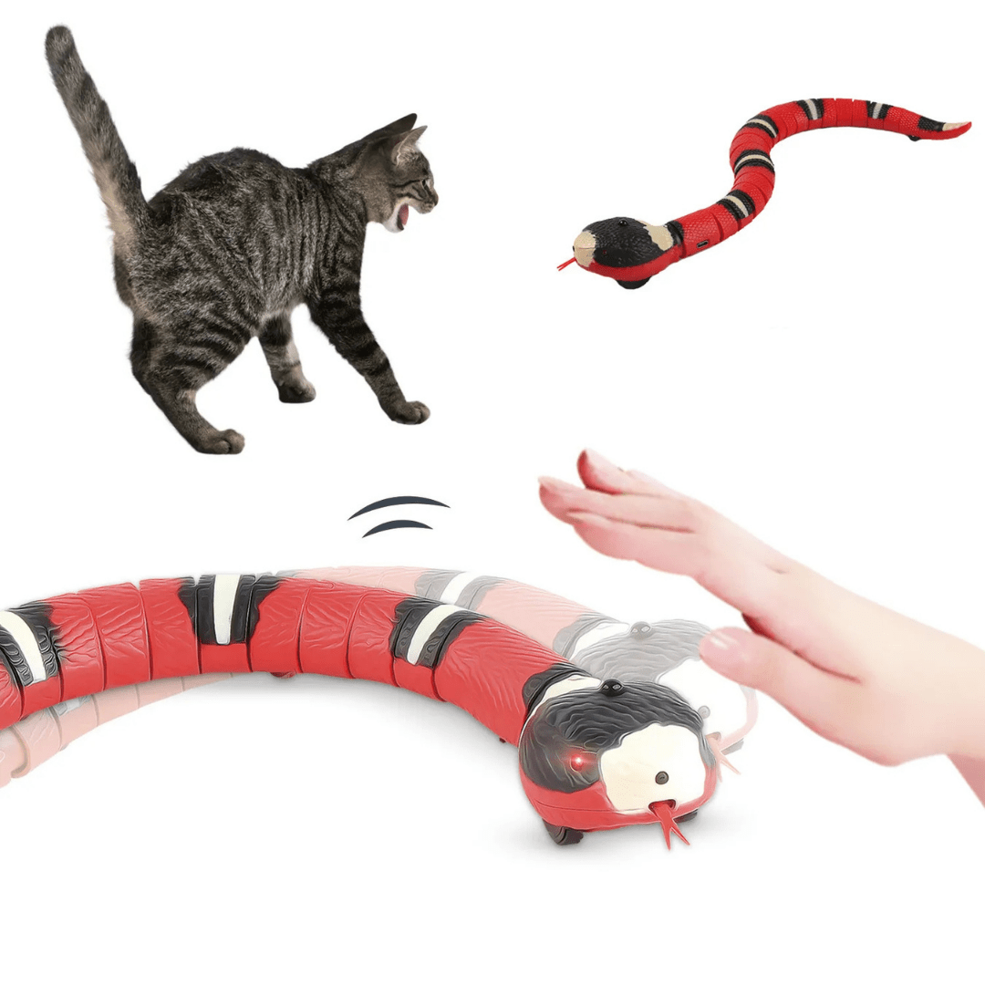 Serpiente de Juguete Interactiva para Gatos con Movimiento y Sensor - Muy Moderna Uruguay