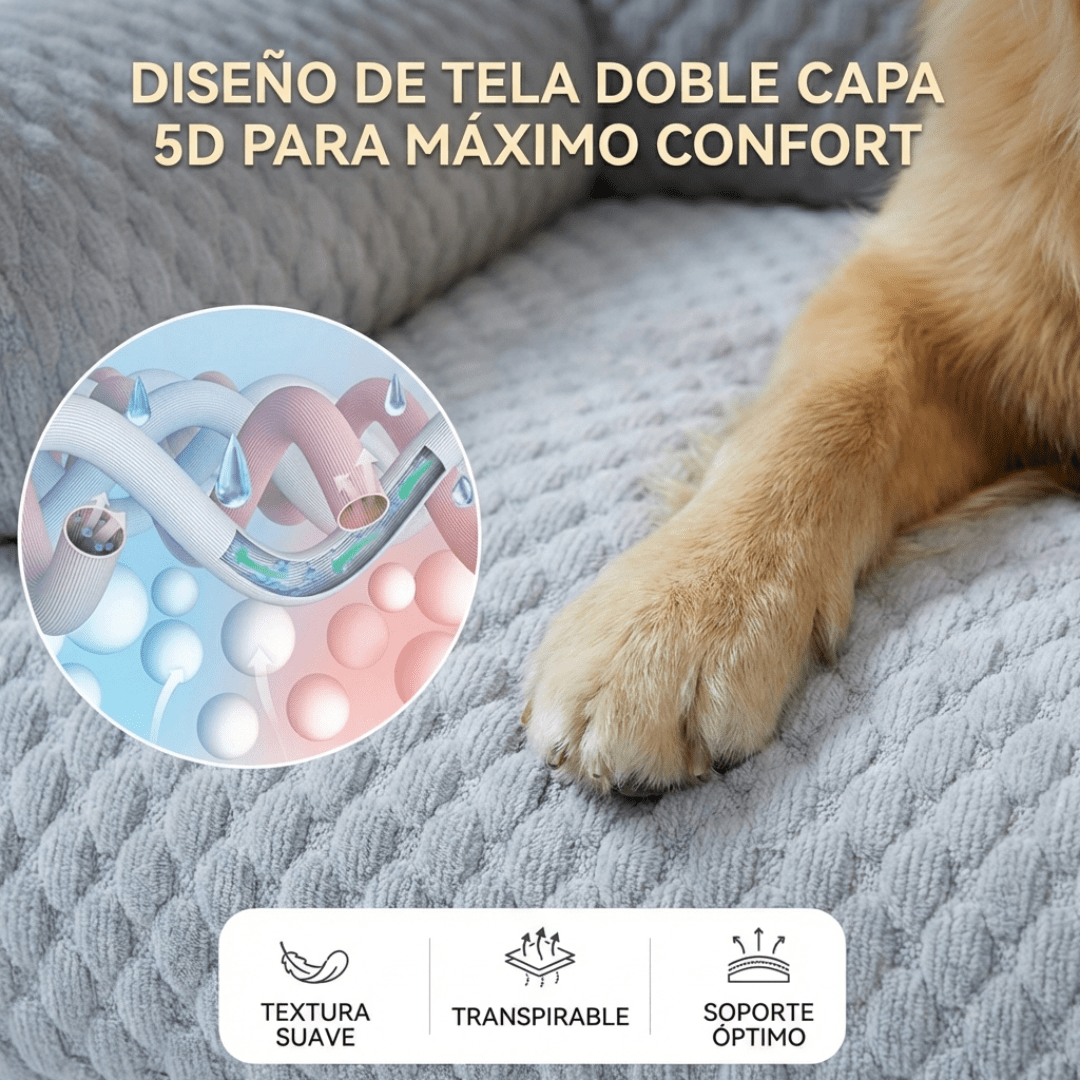 Cama Fresca Para Mascotas Perro Gato Lavable Con Funda Removible - Muy Moderna Uruguay