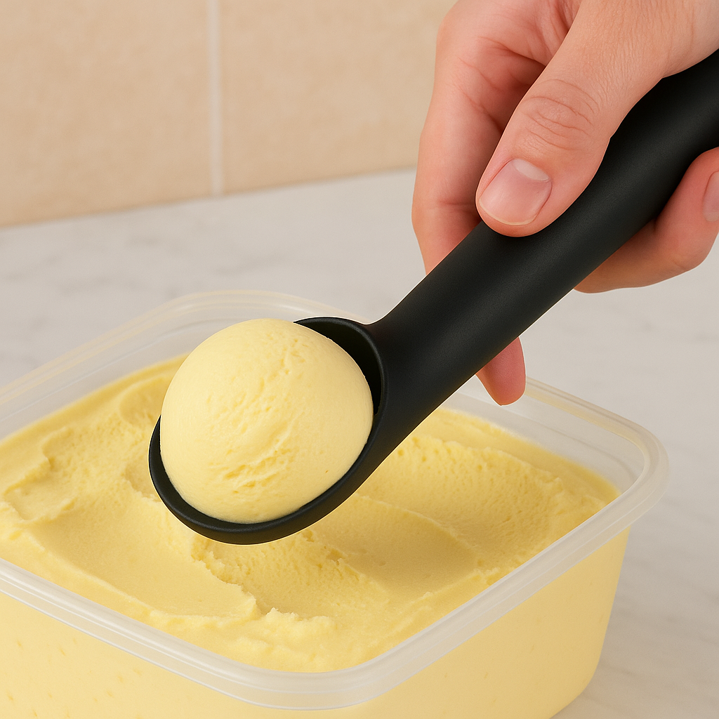 Cuchara de Helado de Aluminio Reforzado