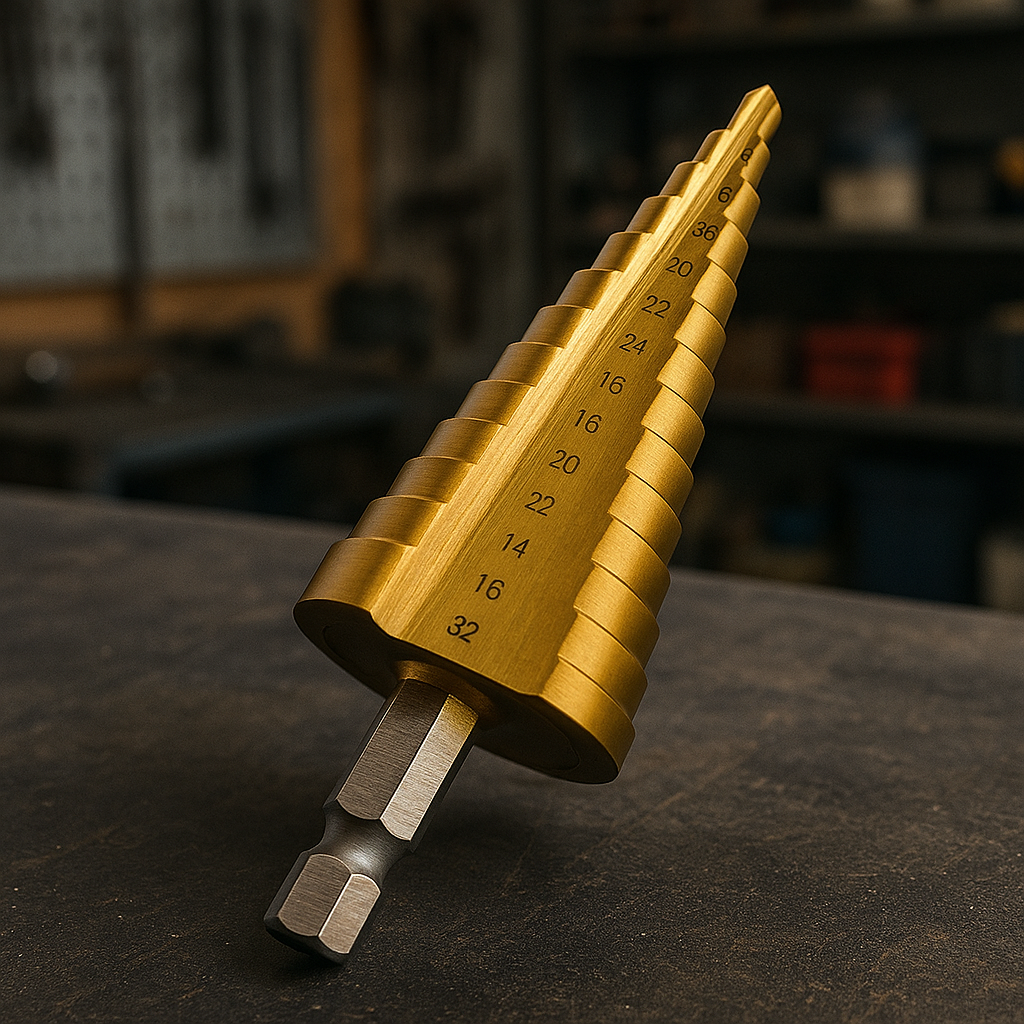 Broca Conica Escalonada Acero 4-32mm