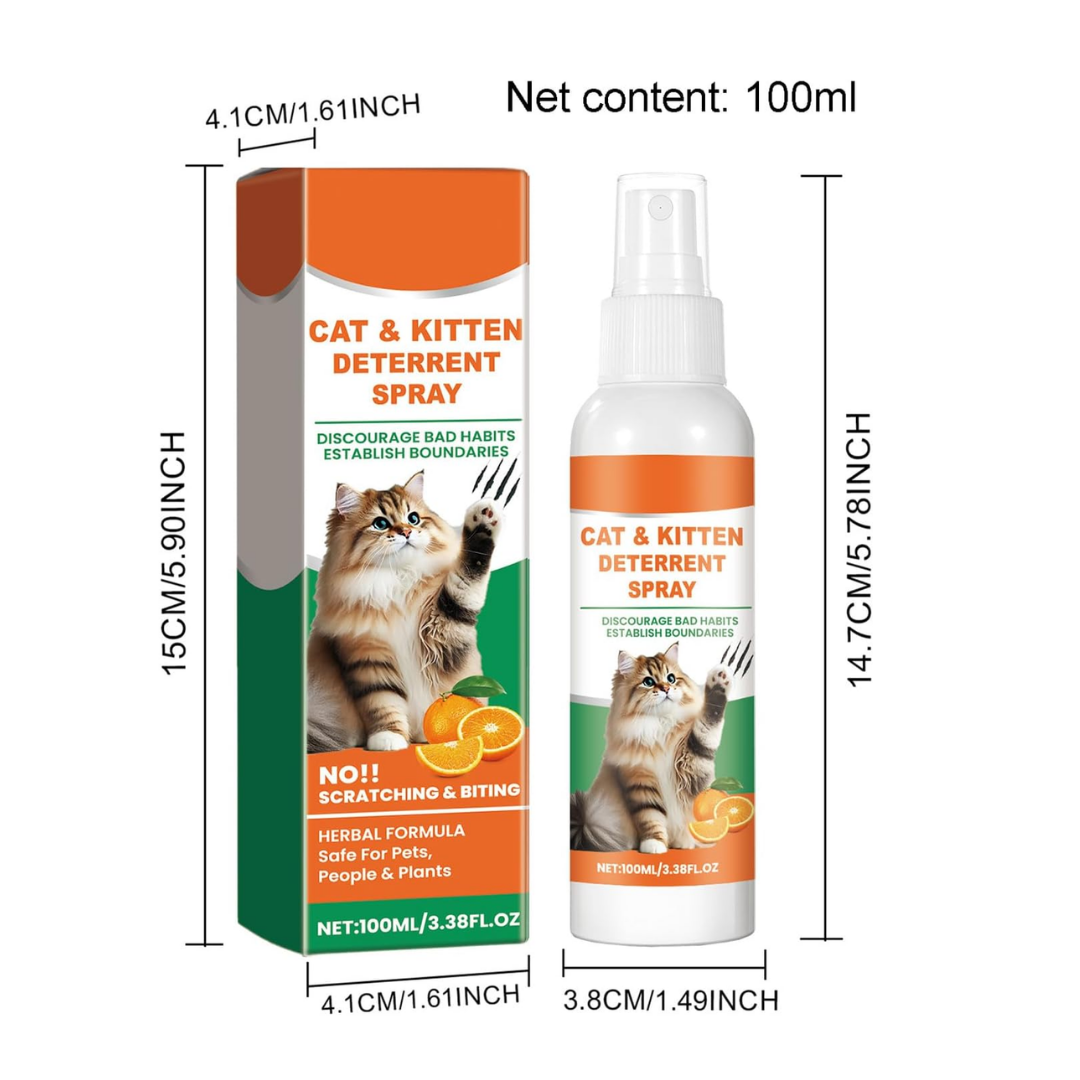 Repelente Gatos 100% Natural Evita Arañazos Y Orina 100ml