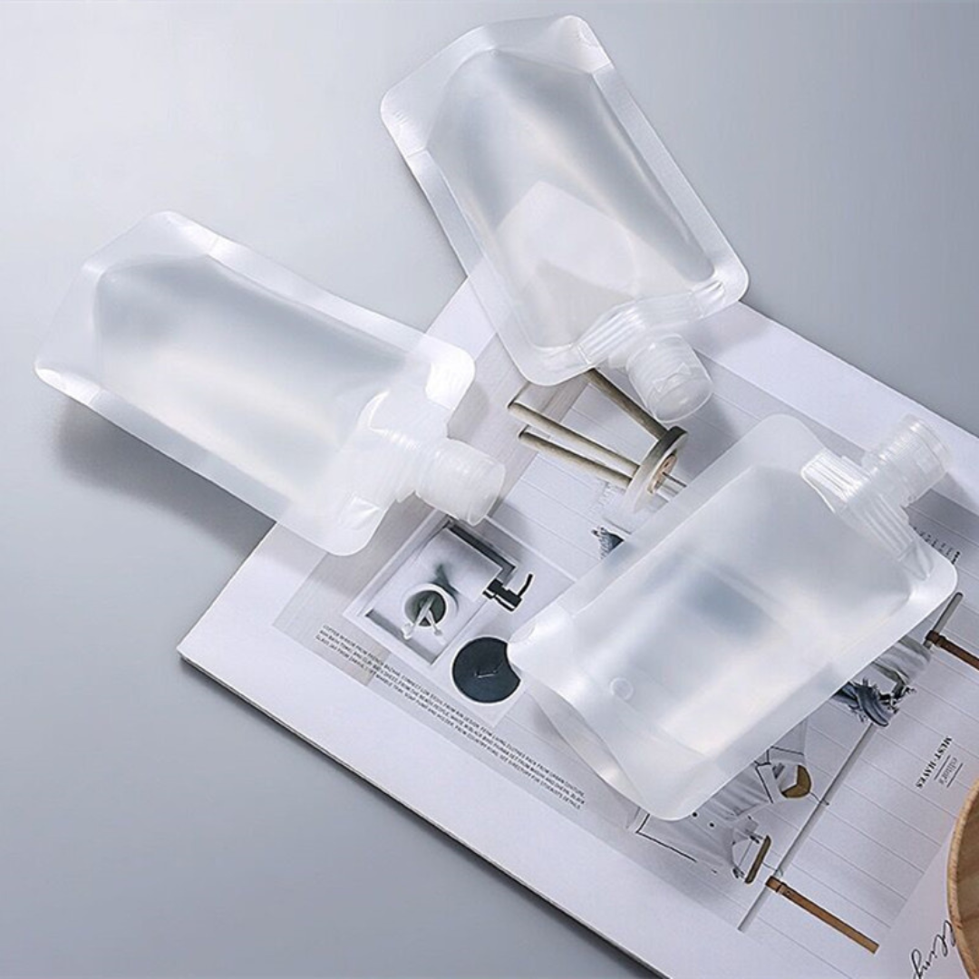 Pack Bolsitas Reutilizables Para Shampoo y Cosméticos
